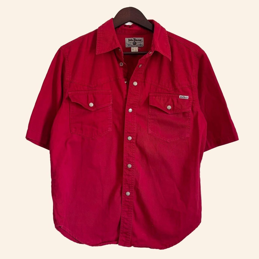 John Baner Vintage Western Snap Shirt